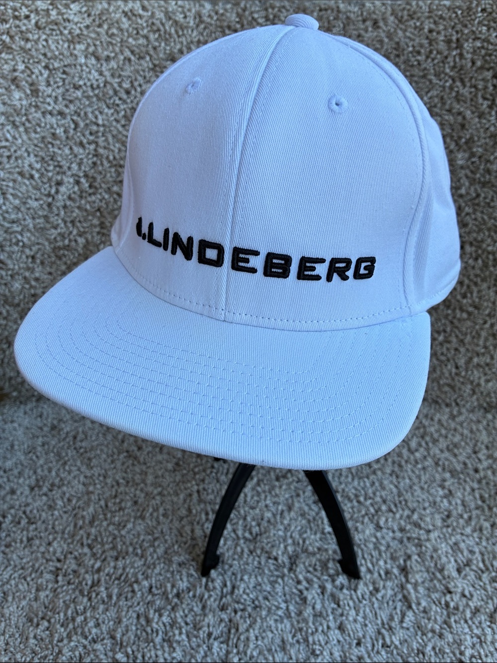 J.Lindeberg White SnapBack Cap